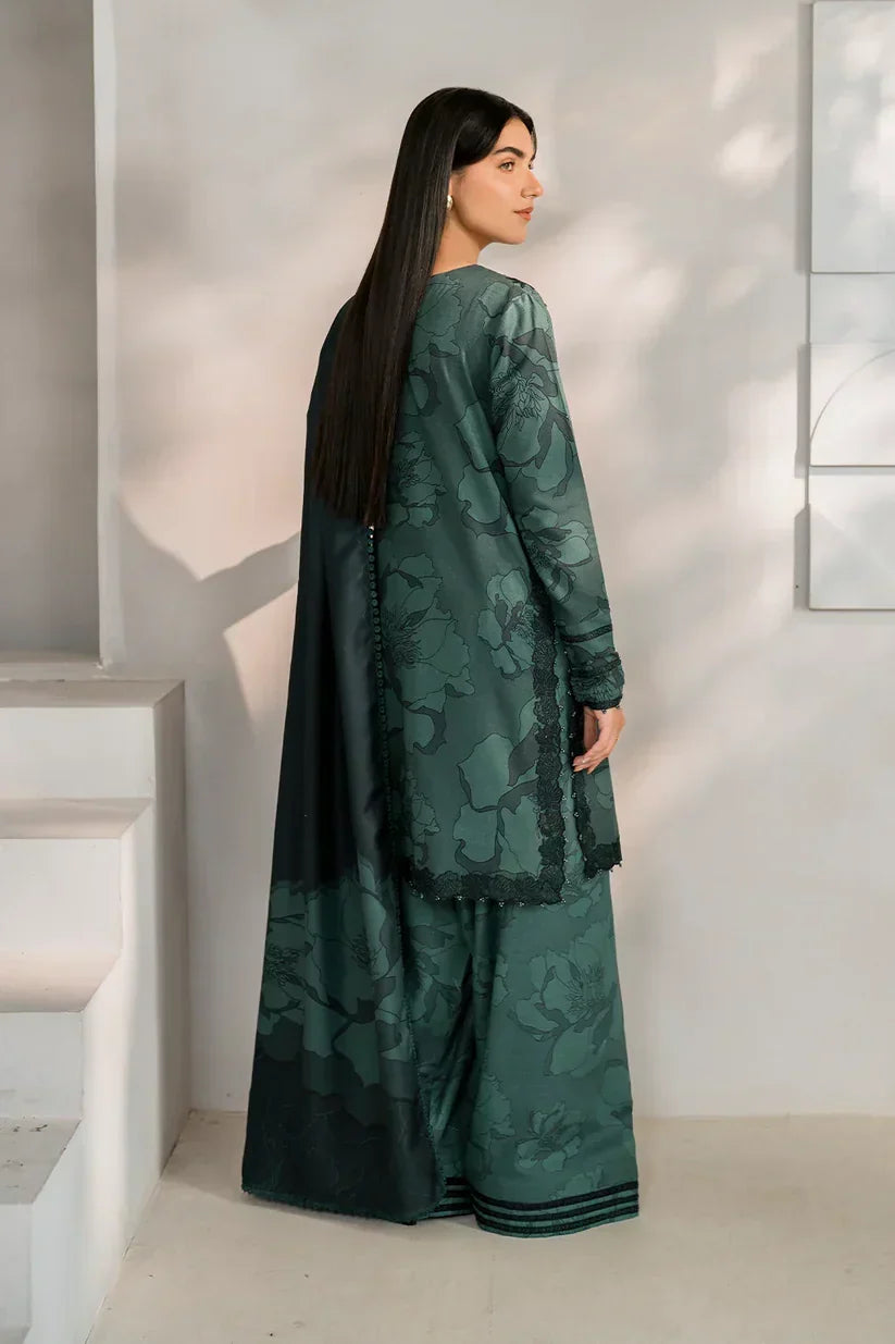 03-Piece Printed Lawn Suit With Embroidery | Ready To Wear