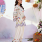 Off White Multi Embroidered Lawn Suit |Ready to Wear