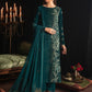Emerald Pine Velvet Embroidered Festive Suit | RTW