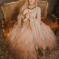 Peach Embroidered Semi Pure Chiffon Lehenga Choli |Ready to Wear