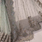 Grey - Embroidered Net Saree | Ready To Wear