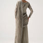 Selene Luminous Grey Sequined Chiffon Designer Saree | RTW