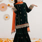 03 Piece  Embroidered Chiffon Suit - Ready  To Wear