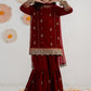 03 Piece Embroidered Chiffon Suit - Ready  To  Wear