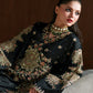Black Charmoush Silk Embroidered Suit | Ready to Wear
