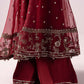 03 Piece Embroidered Chiffon Suit - Ready  To Wear