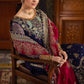 Royal Blue Heavy Embroidered Chiffon Suit with Adda Work |Ready to Wear