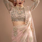 Blushing Radiance Heavy Embroidered Net Designer Saree |RTW