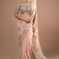 Blushing Radiance Heavy Embroidered Net Designer Saree |RTW