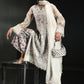Ethereal Ivory Organza Ready to Wear Sequence Festive Suit
