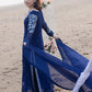 Royal Blue Embroidered Chiffon Suit | Ready to Wear