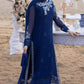 Royal Blue Embroidered Chiffon Suit | Ready to Wear