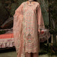 Blush Pink Embroidered Lawn Suit with Khaddi Net Dupatta | Ready to Wear
