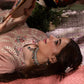 Blush Pink Embroidered Lawn Suit with Khaddi Net Dupatta | Ready to Wear