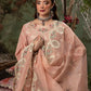 Blush Pink Embroidered Lawn Suit with Khaddi Net Dupatta | Ready to Wear