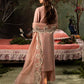 Blush Pink Embroidered Lawn Suit with Khaddi Net Dupatta | Ready to Wear