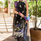 Black Floral Printed Lawn Suit with Embroidered Chiffon Dupatta |Ready to Wear