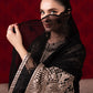 3-Piece Semi Pure Chiffon Embroidered Suit - Ready  to Wear