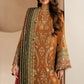 Mustard Embroidered Chiffon Suit | Ready to Wear