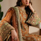 Mustard Embroidered Chiffon Suit | Ready to Wear