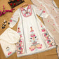 Embroidered Straight Kurti 3 Pc Suit Ready To Wear