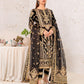Gulaal Embroidered Velvet 3-Piece Suit | Ready to Wear