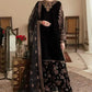 3 Piece Stitched Velvet Embroidery Suit - Ready To Wear