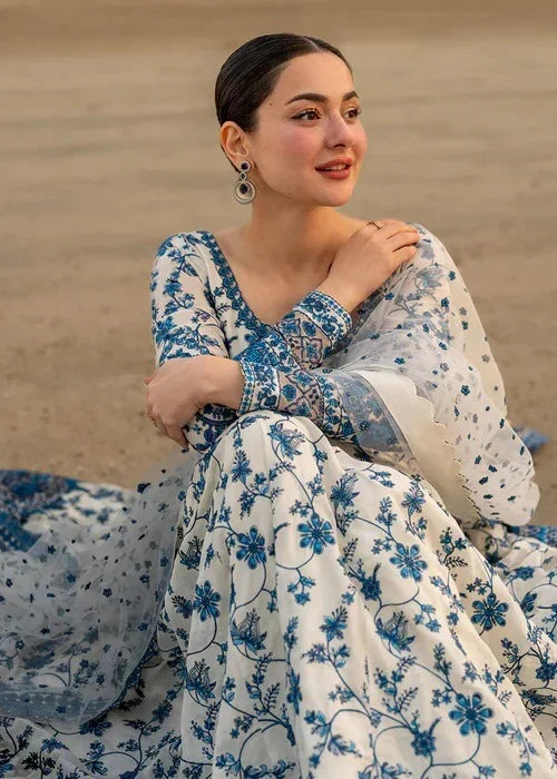 03-Piece Lawn Suit ( Maxi Style ) - Ready To Wear