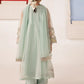 03  Piece Embroidered Chiffon Suit with Embroidered Koti - Ready To Wear