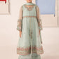 03  Piece Embroidered Chiffon Suit with Embroidered Koti - Ready To Wear