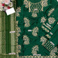 Green Embroidered Shamoz Silk Long Shirt Suit | Ready to Wear