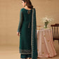 Heavy Embroidered Chiffon Festive Suit with Pearl Work | RTW
