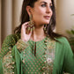 Sequence Embroidered Semi-Pure Chiffon 3 Pc Suit | Ready To Wear