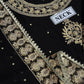 Black Sequin Garara Suit | Stitched 3-Piece Dress