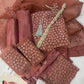 Dusty Mauve Cotton Silk Embroidered Suit with Organza Dupatta | Ready to Wear
