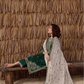 03-Piece Chiffon Suit With Embroidery
