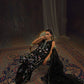 Black Indian Raw Silk Embroidered Suitf | Ready to Wear