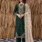 03-Piece Chiffon Suit With Embroidery