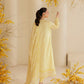 Pastel Yellow Embroidered Egyptian Lawn Suit | Ready to Wear