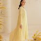 Pastel Yellow Embroidered Egyptian Lawn Suit | Ready to Wear