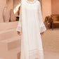 3-Piece Semi Pure Chiffon Embroidered Suit - Ready  To  Wear