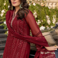 Maroon Noir Chiffon 3-Piece – Ready to Wear