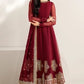 Maroon Semi Pure Chiffon Ready to Wear Sequence Embroidered Lehenga Suit