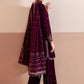 3 Piece Stitched Velvet Embroidered Suit - Ready To Wear