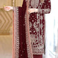 03-Piece Chffon Suit With Embroidery | Ready To Wear