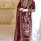 03-Piece Chffon Suit With Embroidery | Ready To Wear