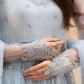 Luxurious Ice Blue Net Lehenga Choli Style Suit with Koti  |RTW