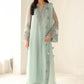 Accent: Embroidered Chiffon Suit | Ready To Wear