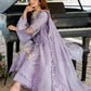 03-Piece Embroidered Lawn Suit With Organza Dupatta | Ready To Wear