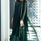 Rich Forest Green: 03-Piece Chiffon Suit
